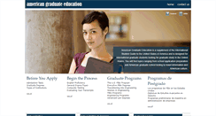 Desktop Screenshot of americangraduateeducation.com